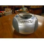 Roberts portable radio/CD player with remote from house clearance