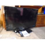 samsung 40" tv with remote and manual
