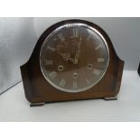 Oak cased mantle clock