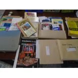 Christies catalogues and lots of ephemera relating to collecting and National trust leaflets,
