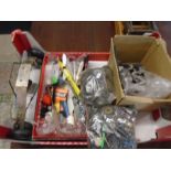 Model plane parts/engines- a box of