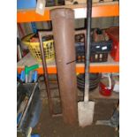 Post rammer and fencing spade