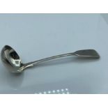 A Glasgow silver serving ladle by John Muir 1894 approx. 50g