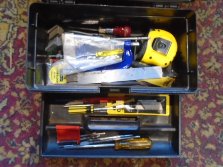 4 Toolboxes with tools including screwdrivers, planes, chisels etc - Image 3 of 5