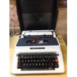A silver reed typewriter