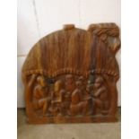 A treen plaque