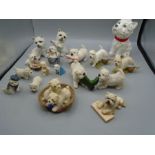 West highland white figurines