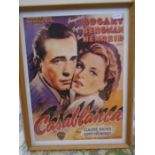 Casablanca framed theatre print 12x16" approx