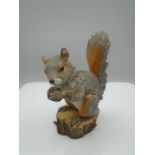 Vintage Kaiser Porcelain Bavaria Germany hand painted squirrel with nut No 615 signed WG (for W