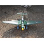 Large radio controlled aircraft (no controller included) LENGH APPROX 120cm WINGSPAN APPROX 150cm