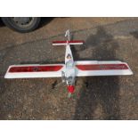 Large radio controlled aircraft (no controller included) LENGH APPROX 120cm WINGSPAN APPROX 150cm