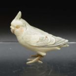 1920's Japanese carved ivory bird