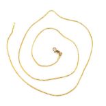 18ct yellow gold snake chain