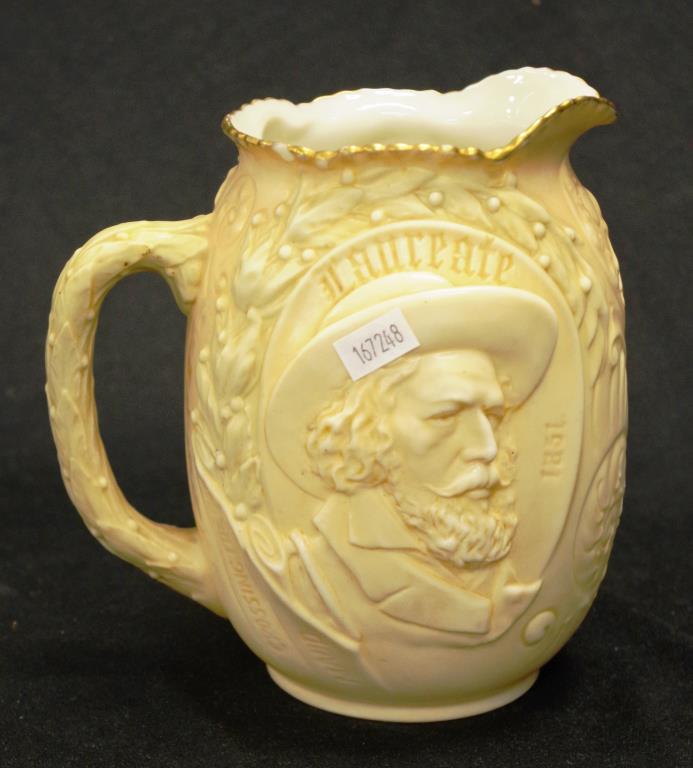 Doulton Burslem William Gladstone Ewart Vellum jug - Image 2 of 4