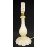 Murano glass electric lamp