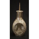 Chinese silver encased bitters bottle