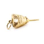 9ct yellow gold car key