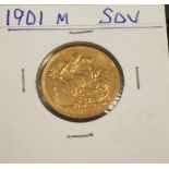 Australian Gold 1901 Melbourne sovereign