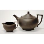Good Wedgwood black basalt teapot