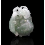 Chinese carved jade pendant