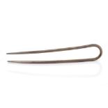 EIIR sterling silver hair slide