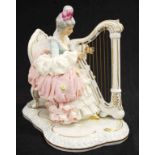 Dresden lacework porcelain figurine