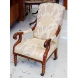 19th century rosewood armchair