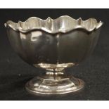 Edward VII sterling silver sweetmeat bowl