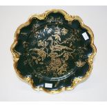 Coalport gilt 'Cairo' display plate