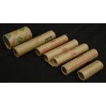 Seven bank rolls of Australian coins,