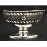 George III sterling silver open salt