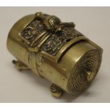 Oriental brass censer