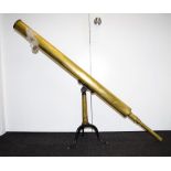 Brass telescope on stand marked J.Bateman London