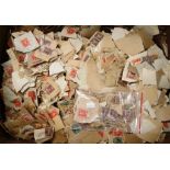 Large quantity of Australian WWII era stamps