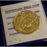 Australia 1980 $200 gold coin