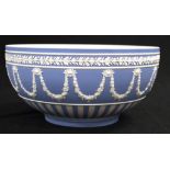 Good Wedgwood blue & white 'Festival' bowl
