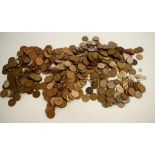 Large quantity of Australian pennies