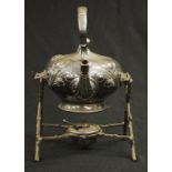 Vintage silver plate kettle & stand