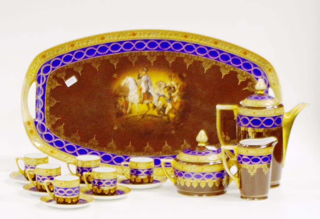 Royal Vienna decorative coffee set - Image 5 of 5