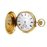 George V 18ct yellow gold fob watch