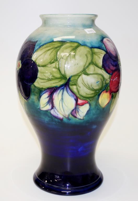 Large William Moorcroft 'Anemone' vase - Image 4 of 7