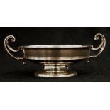 George V sterling silver shallow trophy cup