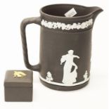 Wedgwood 'Black Jasper Trojan Jug'