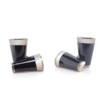 Sterling silver "Stout Beer" cufflinks