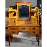 Edwardian pine dressing table