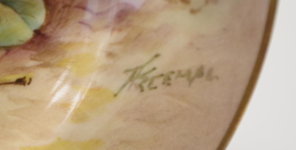 Signed Royal Worcester trio - Image 2 of 3