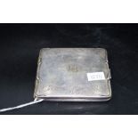 Vintage silver plate cigarette case