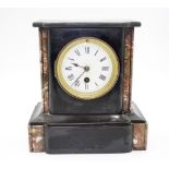 Antique slate cased mantle clock