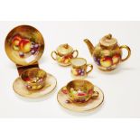 Royal Worcester miniature tea for two set