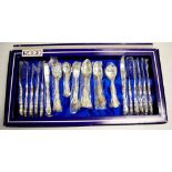 Rodd silver plated cutlery set for 6